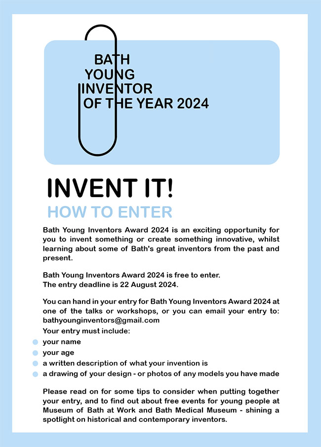 Bath Young Inventor of the Year: How to enter