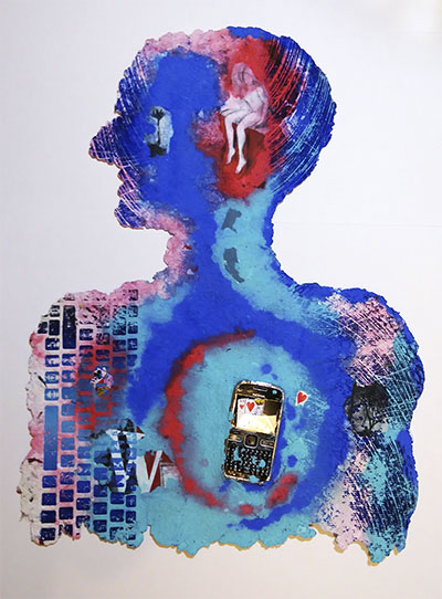 Ivana Svabic-Cannon - A Man Mixed Media